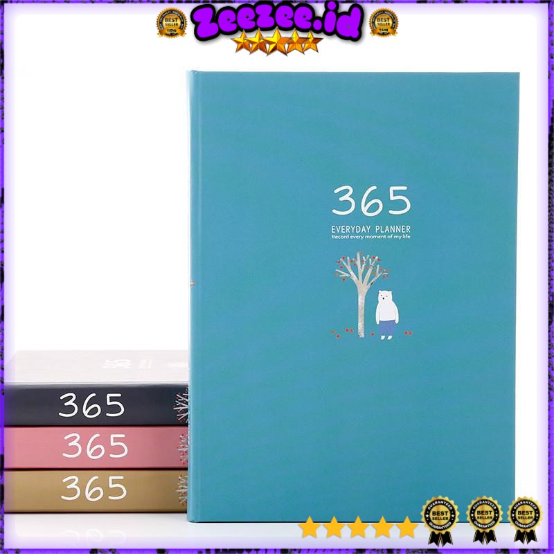 สมุดไดอารี่ปกแข็ง 365 วัน - DDT-4083-32 - Sky Blue OMOT52KL