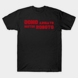 เสื้อยืด พิมพ์ลาย domo arigato mr roboto สําหรับผู้ชาย และผู้หญิงSize S-5XL