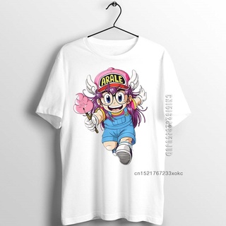 แขนสั้นcrew neckเสื้อยืด ผ้าฝ้าย พิมพ์ลายกราฟฟิคอนิเมะ Arale แฟชั่นฤดูร้อน สําหรับผู้ชาย และผู้ใหญ่S-XXXXL