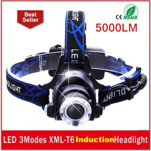 13000lm XML-T6 LED USB Induction Headlamp torch ทักแชทมา เพื่อรับโค้ดนะจ้ะ CREE