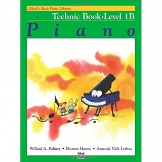 หนังสือเรียนเปียโน Alfred Basic Piano Technic 1B