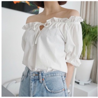 พร้อมส่ง 💗 sonyunara Blouse เสื้อเชิ้ตเกาหลี นำเข้าจากเกาหลี 100%