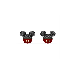 Swarovsk Mickey &amp; Minnie Mickey Mouse ต่างหูสําหรับผู้หญิง