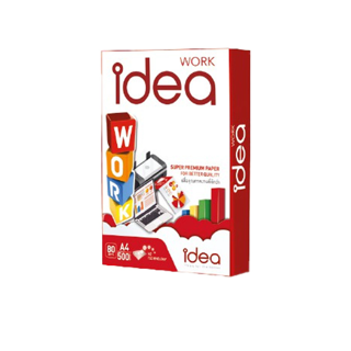 [ส่งฟรี!] Idea Work กระดาษถ่ายเอกสาร 80 แกรม A4 บรรจุ 1 รีม