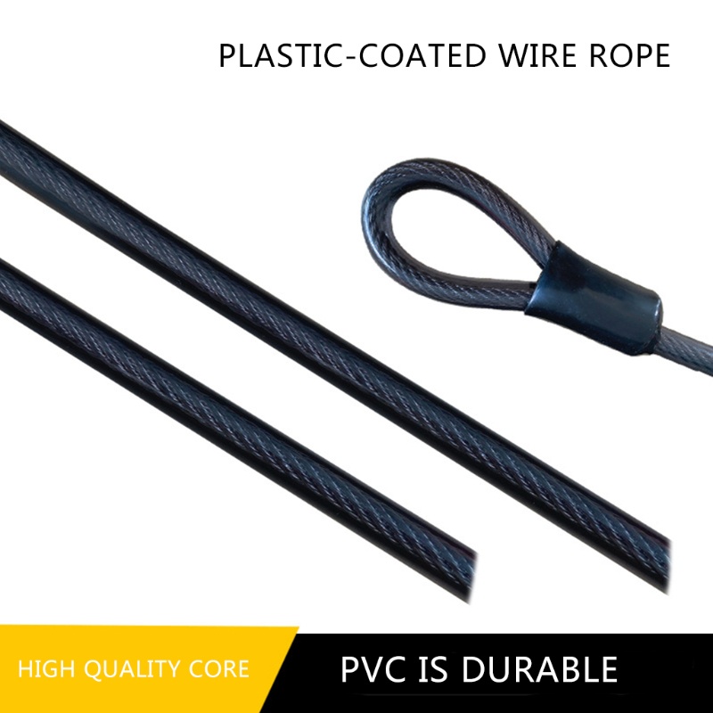 bicycles Lock Cable Road bicycles Anti-theft Security Steel Wire Rope ราคา ถูกที่สุด ดีลบีเคเค แกลเลอรีภาพที่ 3