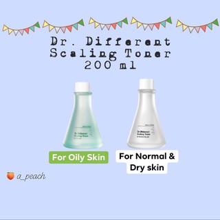 พร้อมส่ง Dr. Different Scaling Toner 2 สูตร 200ml