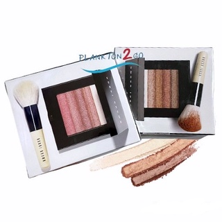 BOBBI BROWN Rose Shimmer Brick Set with Brush 0.4oz./ 10.3g ป้ายคิง ปัดแก้ม+แปรง