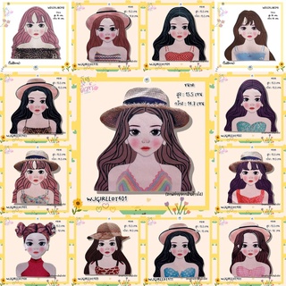 🧺ตัวติดกระเป๋า สูง15 เซน DIY กระเป๋า หมวยน่ารัก อุปกรณ์DIY (…