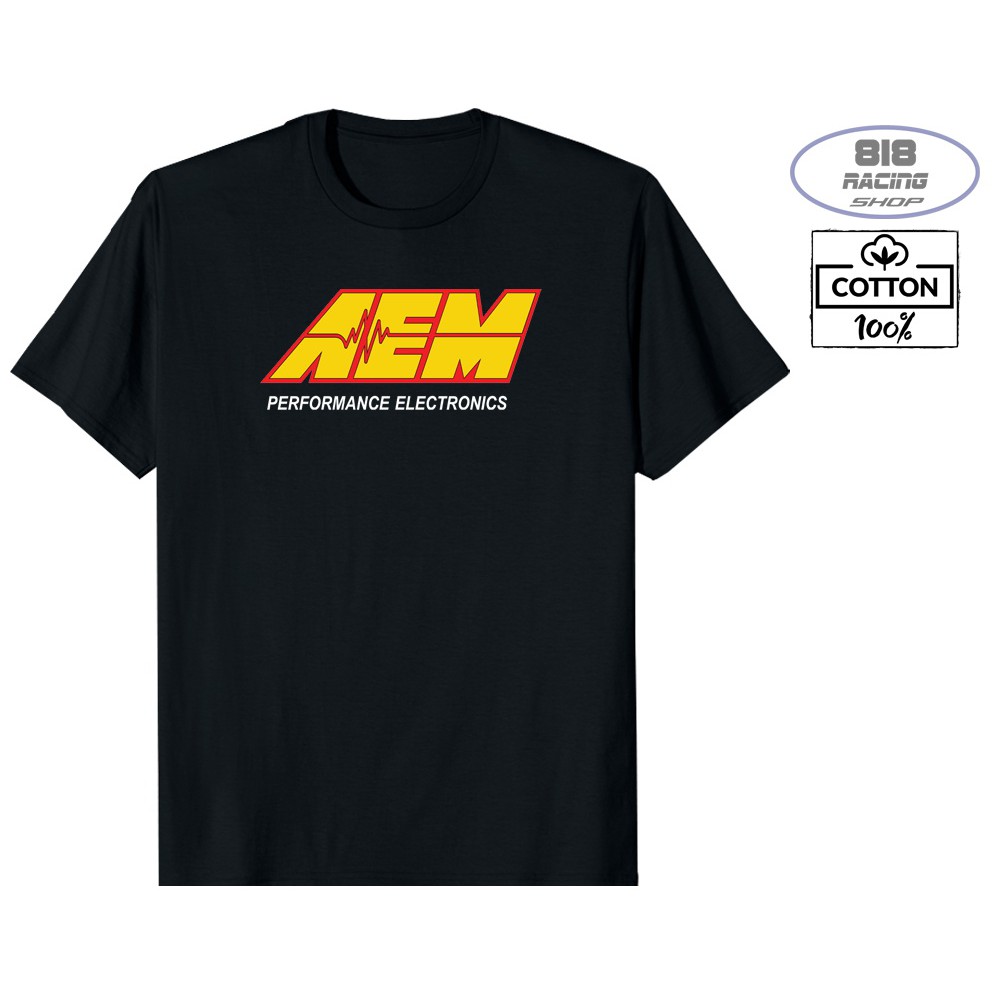 เส อย ด Racing Sport ส ดำ Cotton 100 Aem Shopee Thailand