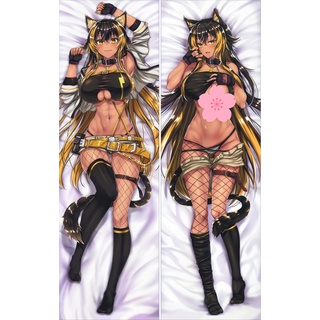 ปลอกหมอนอิง ลายการ์ตูนอนิเมะ Virtual YouTuber Neko Sayo Kuroe Nekoyo Dakimakura Male Otaku