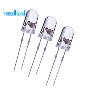100 ชิ้น 5 มม. Round UV LED Diode Super Bright สีม่วง