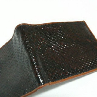 python  wallet  กระเป๋าสตางค์หนังงูเหลือม Genuine python  Wallet, Mens Leather Wallet., Personalized Leather Wallet