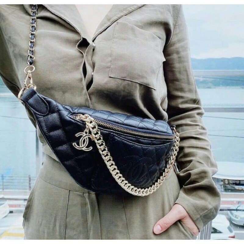 Chanel quilted beltN "กระเป๋าคาดอกชาแนล"