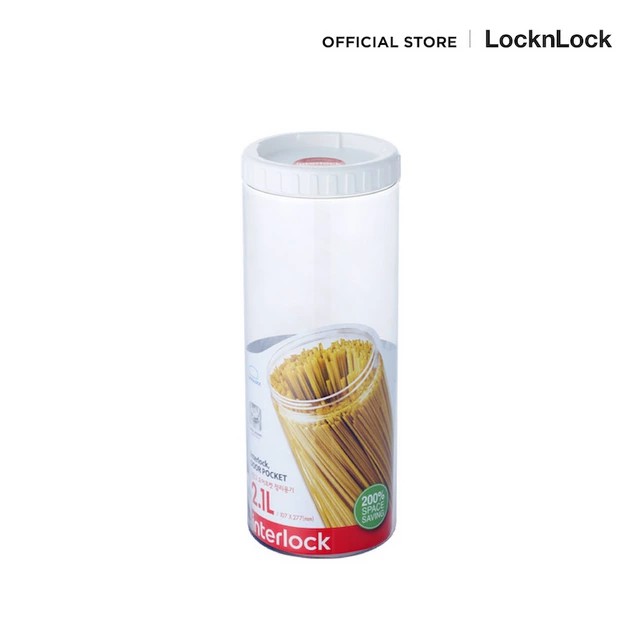 LocknLock กล่องเอนกประสงค์ Pocket Storage Interlock 2.1 L. รุ่น INL403W
