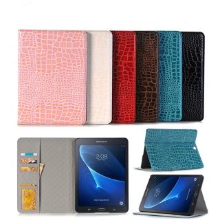 เคสหนังจระเข้คุณภาพสูงสําหรับ samsung galaxy tab s 3 9 . 7 t 820 t 825 tablet