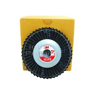 3M (x10แผ่น) จานทรายเรียงซ้อนหลังอ่อน ขนาด 4 นิ้ว Flexible Flap Disc เบอร์ 60, 80, 100, 120, 180, 240 และ 320