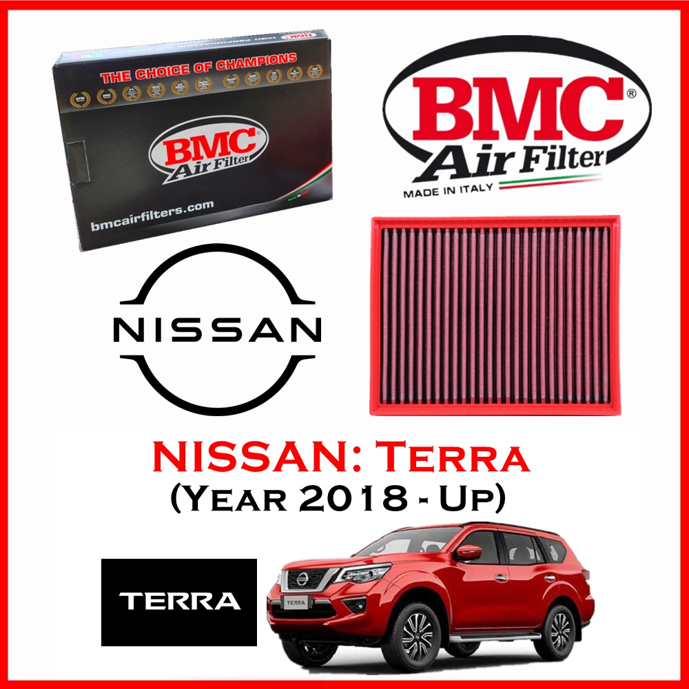 BMC Airfilters® (ITALY)🇮🇹 Performance Air Filters กรองอากาศแต่ง สำหรับ Nissan : Terra เครื่อง 2.3 / 2.5 L (ปี 2018-UP)