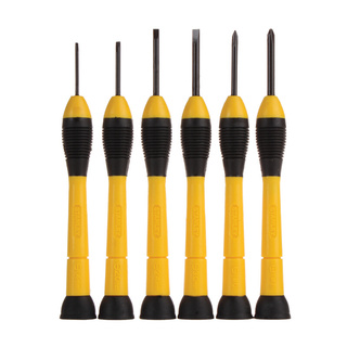 ✨ขายดี✨ ไขควงซ่อมนาฬิกา STANLEY รุ่น 66-052 (แพ็ค 6 ชิ้น) สีเหลือง-ดำ แพ็ค Screwdrivers &amp; Nut Drivers