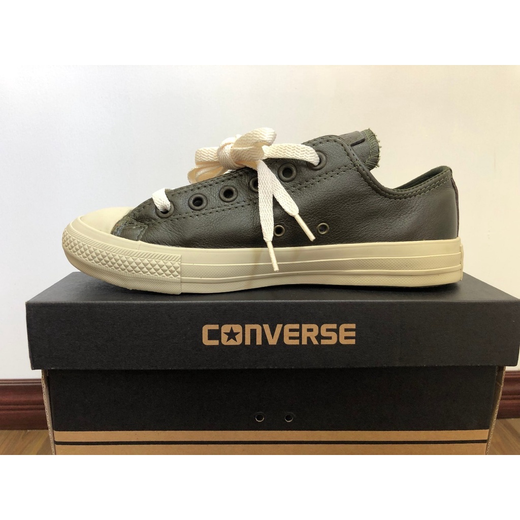 รองเท้า Converse all star รุ่น Converse50:11-17840 MGR สีเขียวขี้ม้า งานแท้100% โปรโมชั่นลดราคา 40%