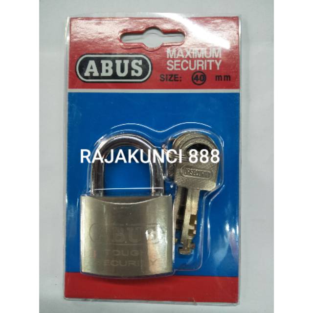 ABUS อาบู กุญแจสั้น 40 มม. - กุญแจ 40 มม. - กุญแจขนาดกลาง - ล็อครั้ว