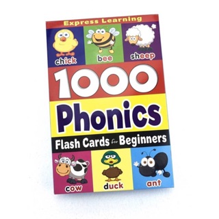 1000 Phonics Flash Cards for beginners