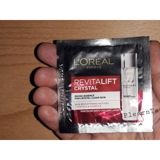 เอสเซนส์บำรุงผิวหน้า《แบบซอง》LOREAL PARIS Revitalift Crystal Micro-Essence (2 ml.)