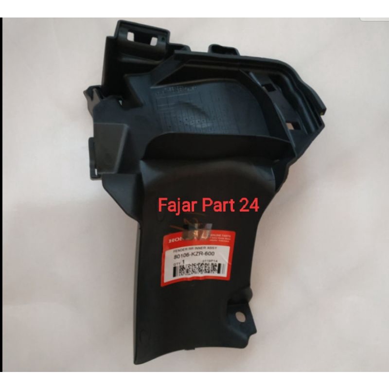 80106-KZR-600 MUDFRAME UNDER THE UPPER REAR TIRE VARIO 125 OLD 2012 - 2014