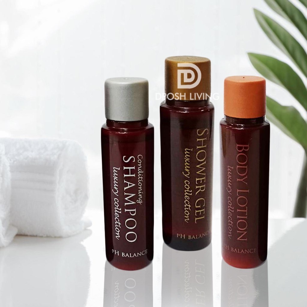 เจลอาบน้ำ/แชมพู2in1/บอดี้โลชั่น (บรรจุขวด) Shower Gel/Shampoo 2in1/Body Lotion (Bottle) ของใช้ในโรงแรม เริ่มต้น 40 ชิ้น