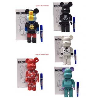 Bearbrick 400% - แบร์บริคคอวส์ หมีแบร์บริค มีให้ เลือก 5 แบบ ขนาดความสูง 28 ซม. สินค้าพร้อมกล่อง