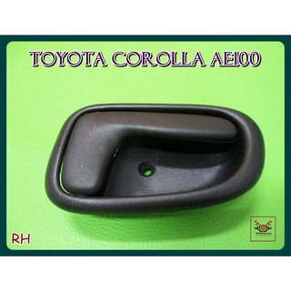 TOYOTA COROLLA AE100 DOOR OPENNER HANDLE INSIDE RH SET "BLACK" 1 PC. (SHORT)  มือเปิดอันใน รุ่นธรรมดา ขาสั้นข้างขวา สีดำ