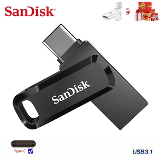 Sandisk SDDDC3 USB 3.1 อุปกรณ์ Type-C 128GB 64GB 32GB ไดรฟ์ปากกา OTG คู่ USB แฟลชสติ๊ก Type C