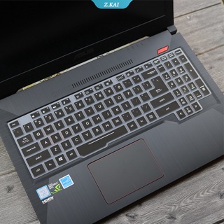 แผ่นป้องกันคีย์บอร์ดแล็ปท็อป ขนาด 15.6 นิ้ว สําหรับ ASUS Tuf Gaming FX505DT FZ80G FX95D FX86F [ZK]