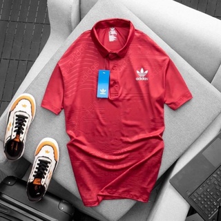 Adidas Original เสื้อกีฬาคอปกใส่เล่นเทนนิส ตีกอล์ฟ