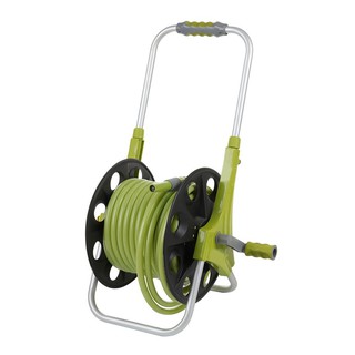 สายยางโรล W-04 1/2 นิ้วx30 ม. สีเขียว SPRING W-04 1/2"X30M GREEN REEL HOSE