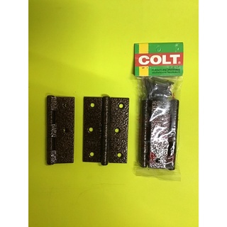 บานพับเคลือบสีCOLT3”x2”#832ACรมดำ