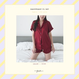 ✻Panche.Sleepwear ชุดนอนรุ่น EasyPeasy สี Kiss