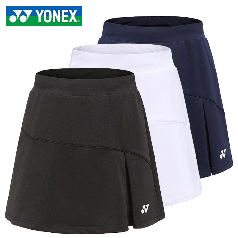 ใหม่ YONEX กางเกง กระโปรงกีฬาสำหรับตีแบดมินตัน culottes กระโปรงสั้น ใส่สบาย