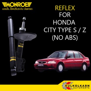 MONROE โช้คอัพ HONDA CITY TYPE S/Z รุ่น REFLEX BLACK (คู่หน้า/คู่หลัง)