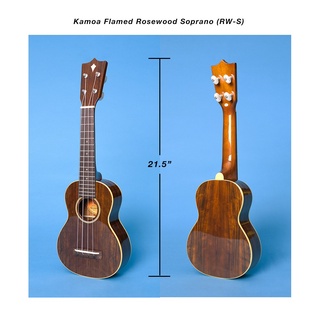 Kamoa Flamed Rosewood  Ukulele อูคูเลเล่ ยี่ห้อคามัวร์