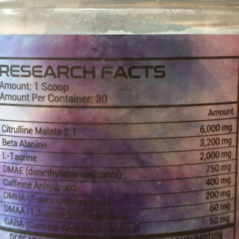 Dark Energy Mystery Research PreWorkout massx3 ThaiPick