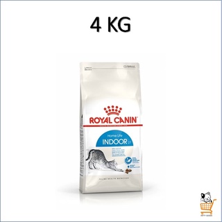 Royal Canin Cat Indoor 4 Kg อาหารแมว เลี้ยงในบ้าน แมวโต อาหารเม็ด