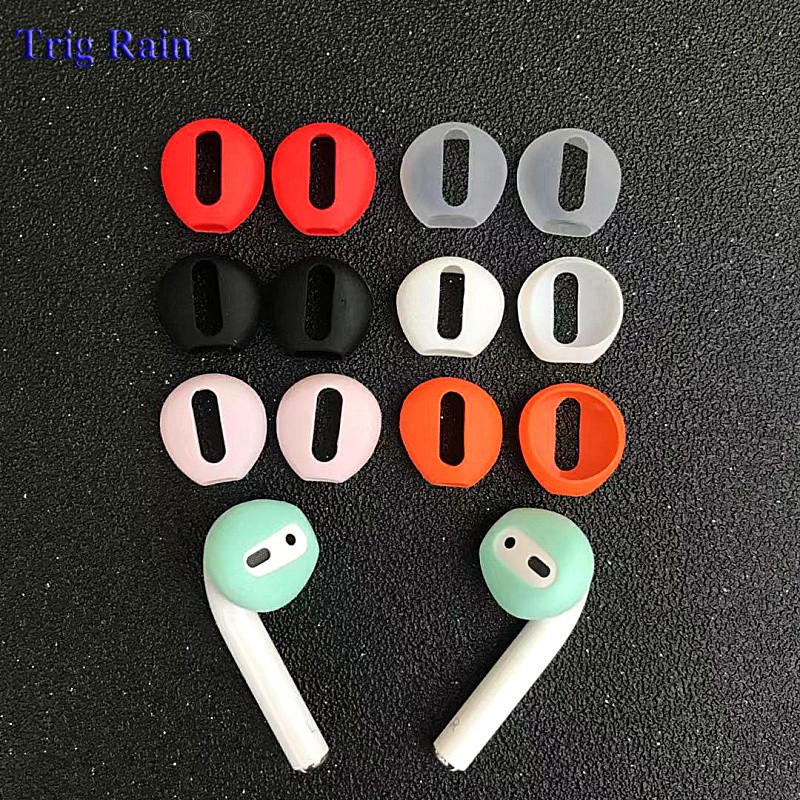 ซิลิโคนหูฟังสีใหม่สวยแบบบางสำหรับ Airpods/Realme Buds Aiir/ Huawei freebuds/Mi Air dots/QCY/ TWS +ปิ