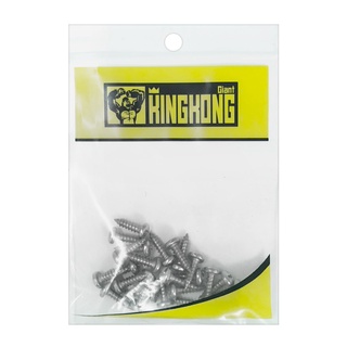 Chaixing Home สกรูสแตนเลสเกลียวปล่อยหัวกลม/Pan GIANT KINGKONG รุ่น SSP-612 ขนาด 6 x 1/2 นิ้ว (แพ็ค 25 ตัว)