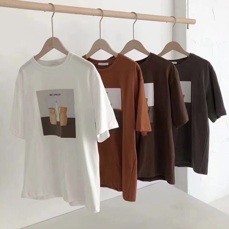 เสื้อยืดแอปริคอท Zinnia/msty