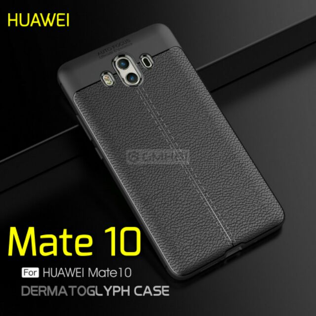 Huawei Mate 10 &amp; Mate 9 เคส LYCHEE Rugged Tough Slim Armor TPU Bumper Cover Case พร้อมส่ง