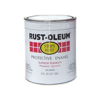 สีน้ำมัน RUST-OLEUM #866-4 G 1/4GL มีส่วนผสมของสารป้องกันสนิมเกรดพรีเมี่ยม ทนต่อไอเค็ม กรด ด่างอ่อนๆ มีส่วนผสมของสารป้อง