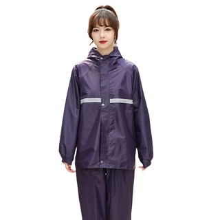 9 สีNew Alitech ชุดกันฝน เสื้อกันฝน มีแถบสะท้อนแสง Waterproof Rain Suit