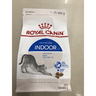 Royal Canin Indoor-27 400g. สำหรับแมวโตอายุ 1 ปีขึ้นไป