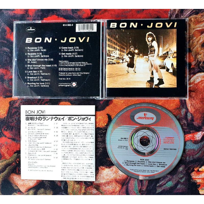 Bon Jovi - Bon Jovi (อัลบั้มแรก) เพรสญี่ปุ่น