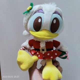 ตุ๊กตา เดซี่ดั๊ก Daisy duck by Disney baby งานสะสม ขนาด9นิ้ว ป้ายชัด นักสะสม ห้ามพลาด ลิขสิทธิ์แท้ ชุดซานตี คริสต์มาส